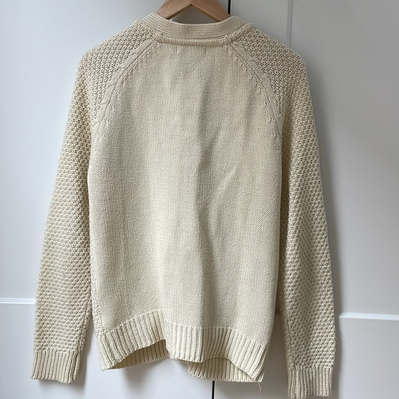 Cream grandpa sweater - Picture 7 of 12